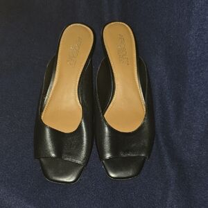 Aerosoles Magnet Wedge Sandal Women's 7.5 Black